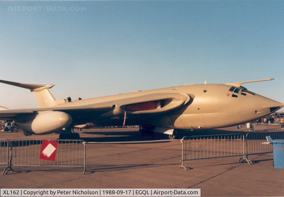 XL162, 1961 Handley Page Victor K.2 C/N HP80/65, Victor K.2 of 55 Squadron at RAF Marham on display at the 1988 RAF Leuchars Airshow.