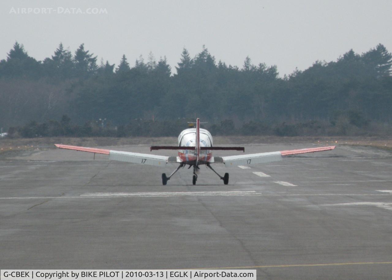 G-CBEK, 1975 Scottish Aviation Bulldog T.1 C/N BH120/349, FINAL LANDING AFTER DOING A FEW CIRCUITS