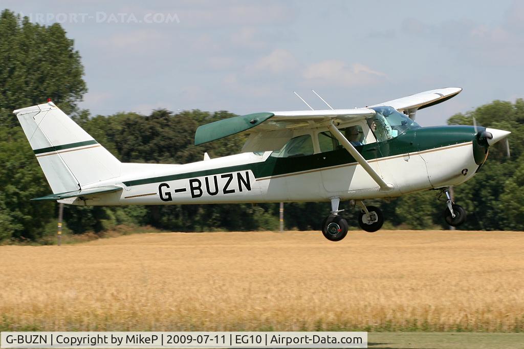 G-BUZN, 1967 Cessna 172H C/N 17256056, Visitor to Breighton from Manchester Barton.