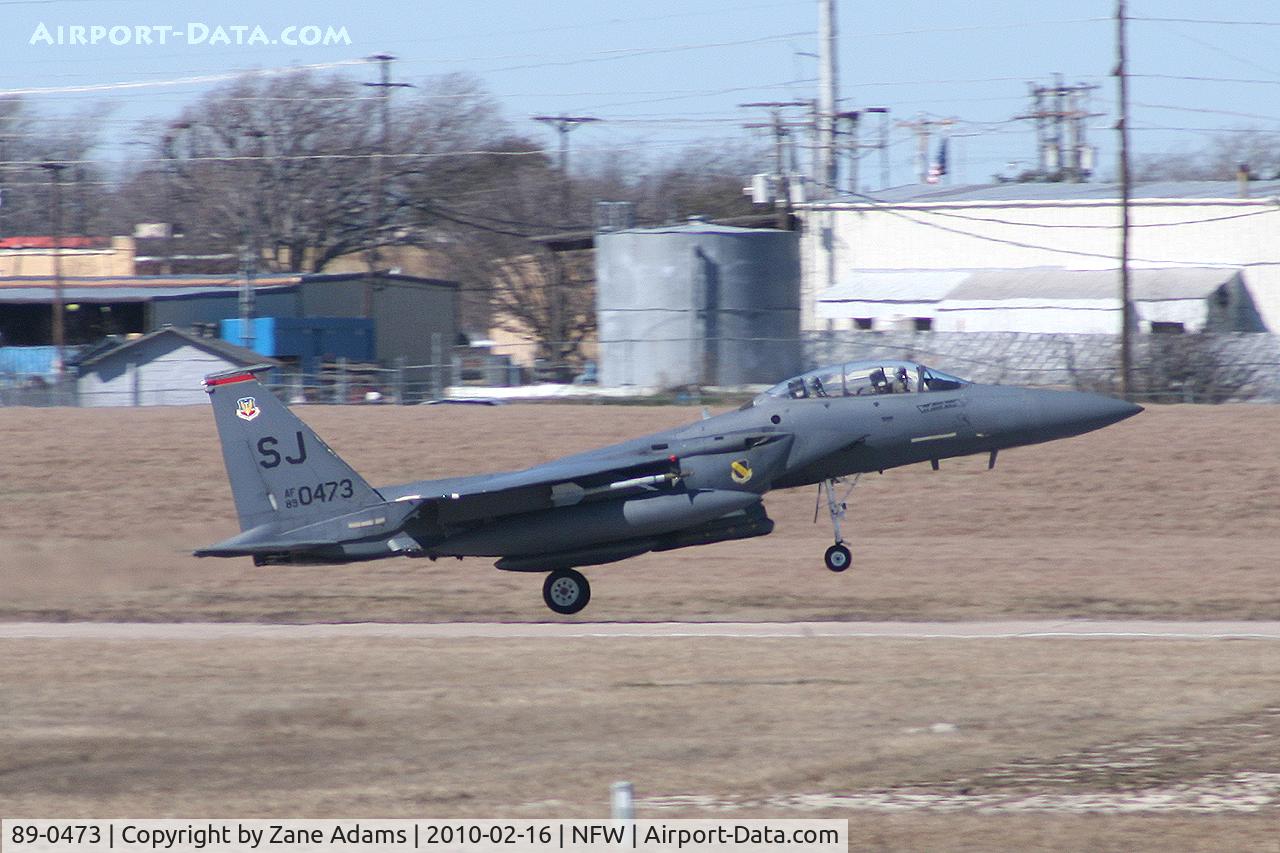 89-0473, 1989 McDonnell Douglas F-15E-47-MC Strike Eagle C/N 1120/E095, At NAS Fort Worth (Carswell Field)