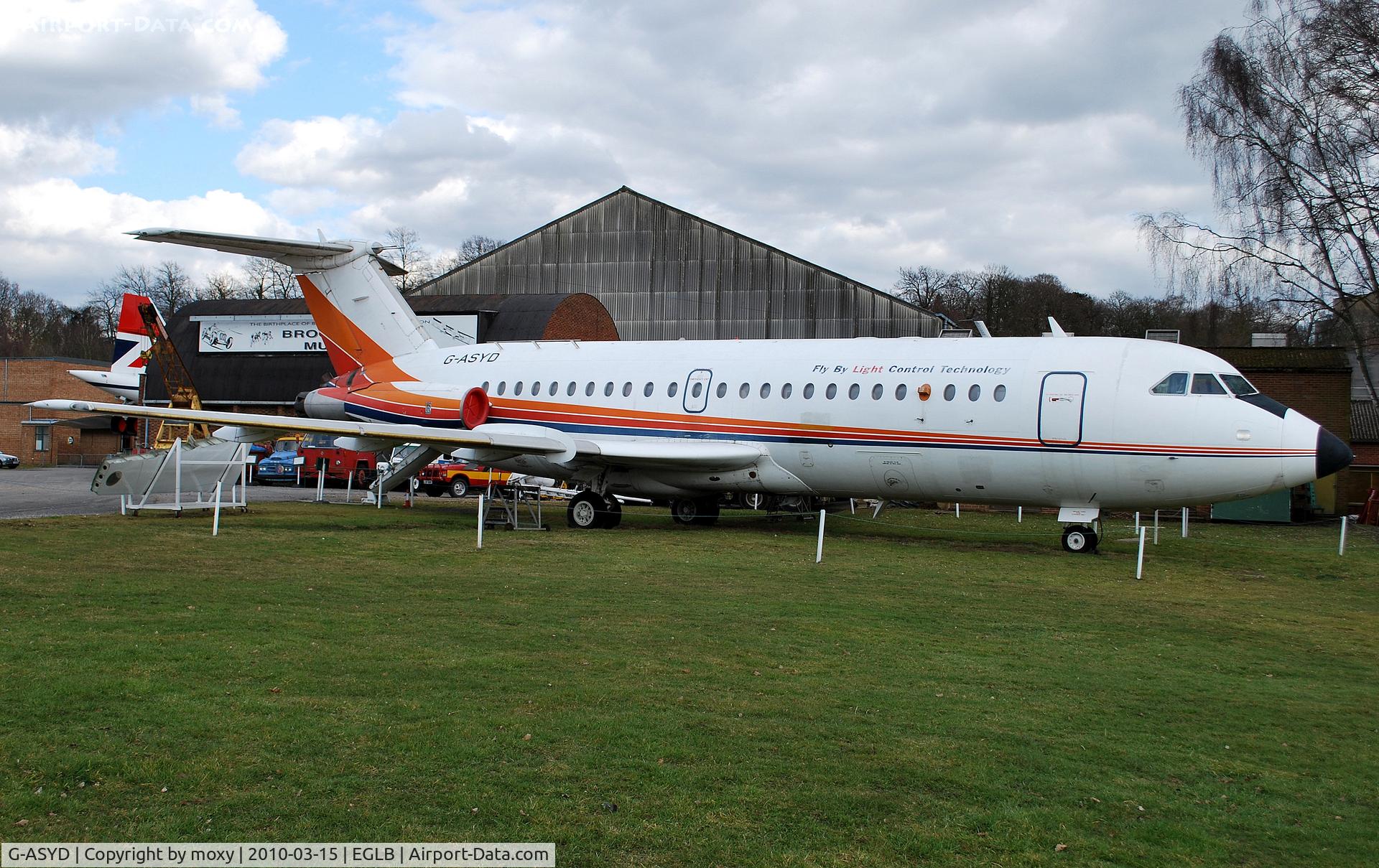 G-ASYD, 1965 BAC 111-475AM One-Eleven C/N BAC.053, BAC 1-11 preserved at Brooklands