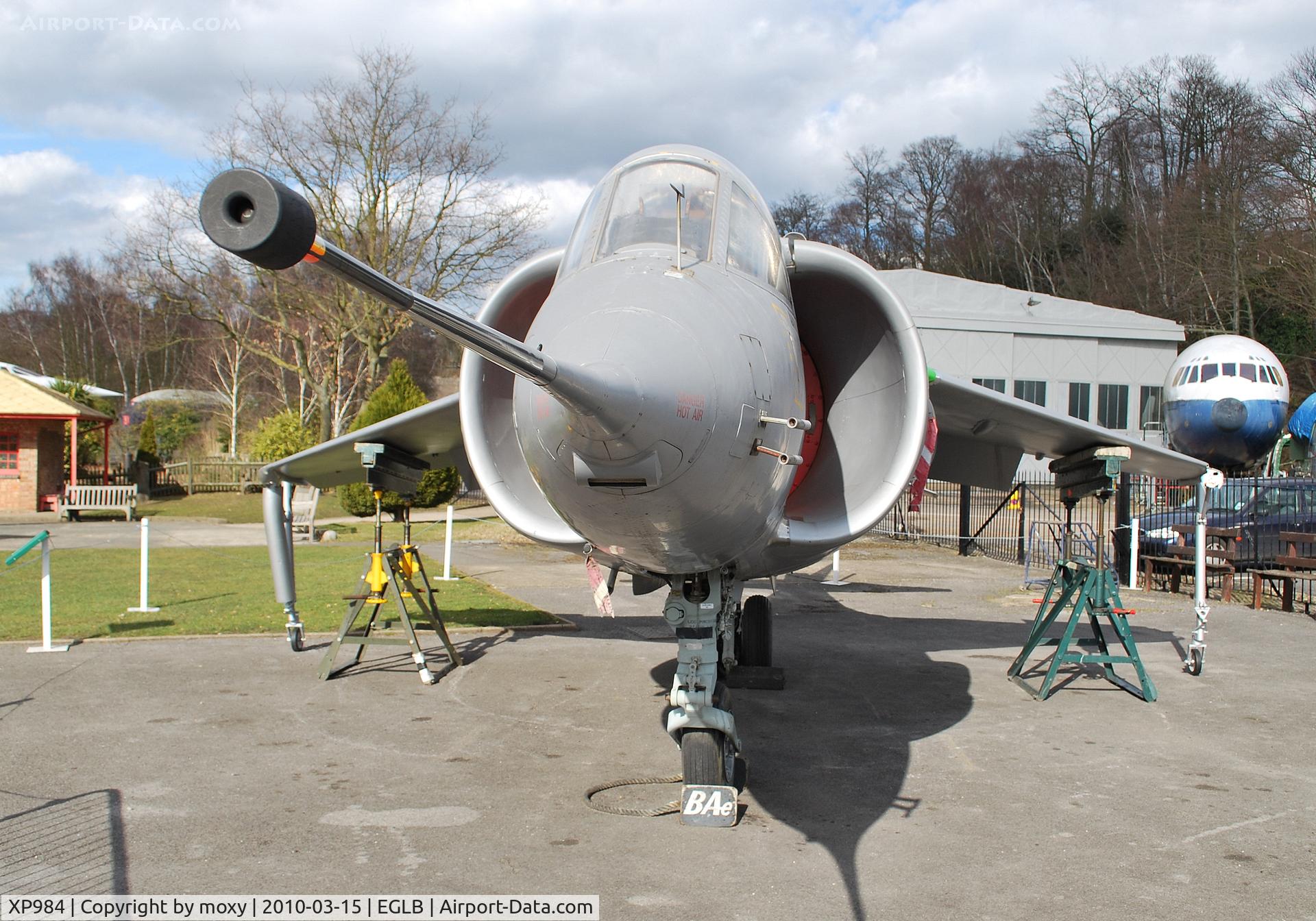 XP984, 1964 Hawker Siddeley P.1127 C/N P-06, Hawker P1127 precursor of the Harrier at Brooklands