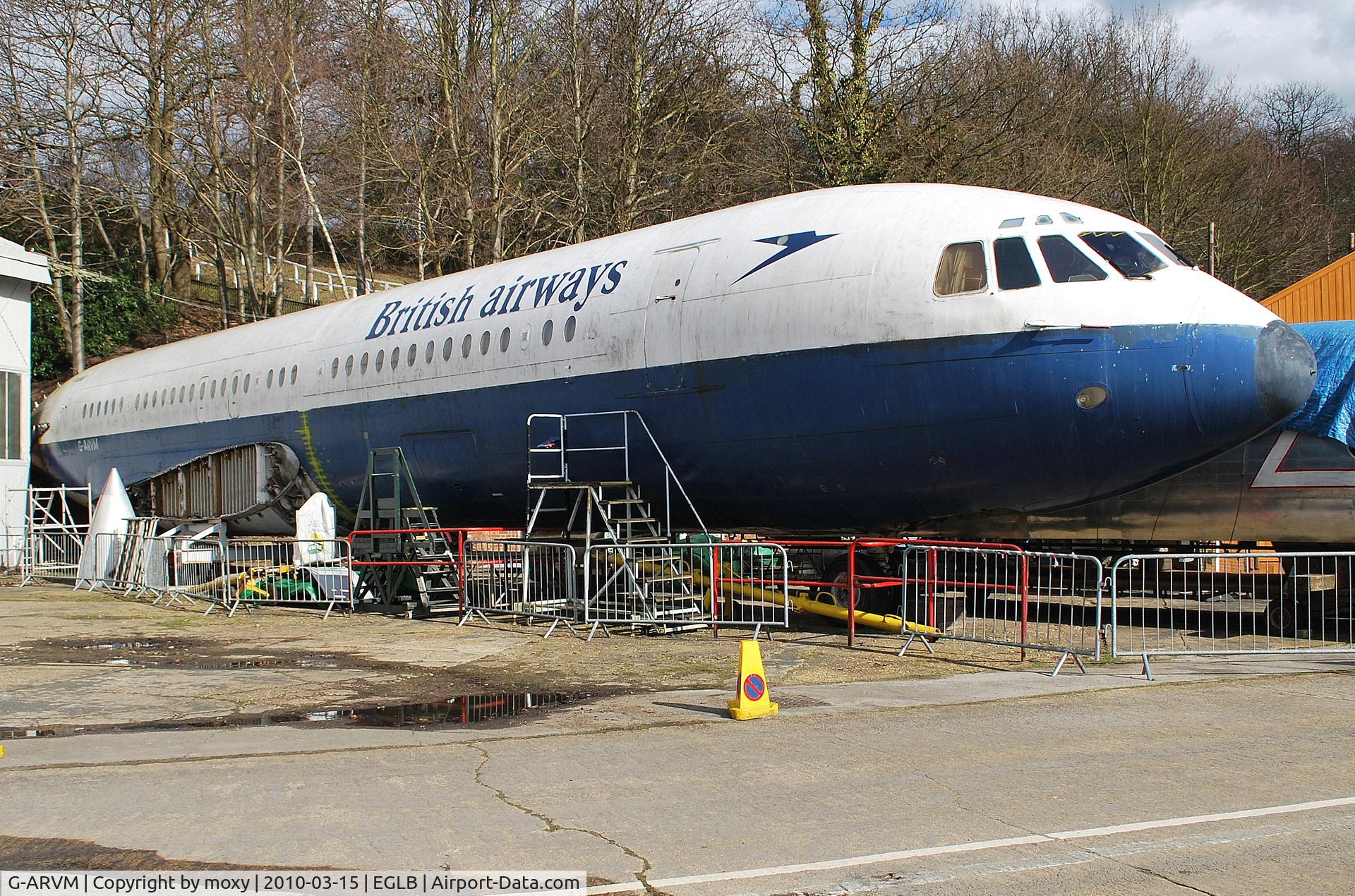 G-ARVM, 1964 Vickers VC10 Srs 1101 C/N 815, Vickers VC-10 Fuselage at Brooklands