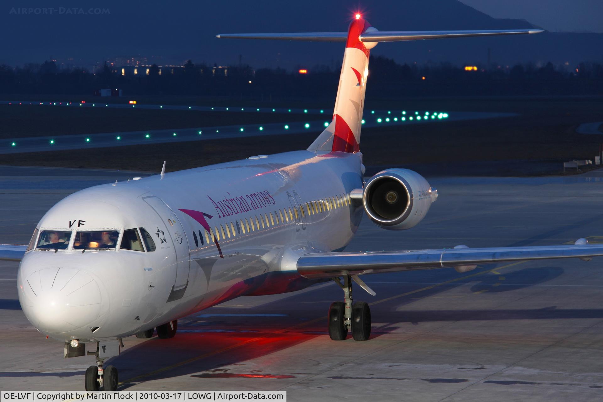 OE-LVF, 1993 Fokker 100 (F-28-0100) C/N 11483, .