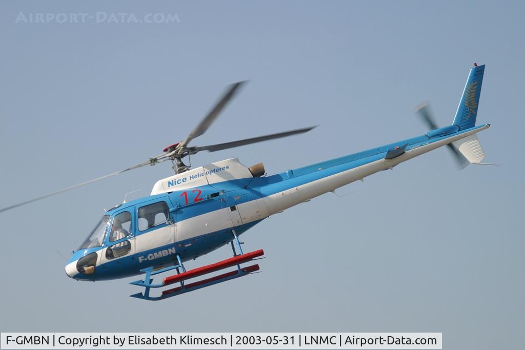 F-GMBN, Aerospatiale AS-350BA Ecureuil C/N 1794, at Monaco Heliport