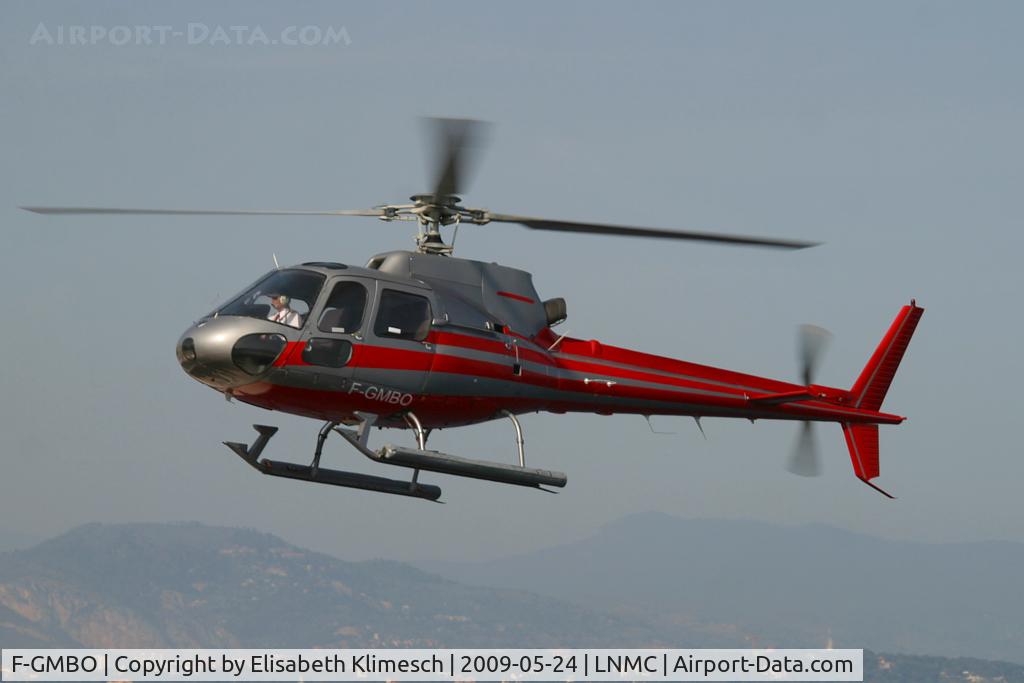 F-GMBO, Aerospatiale AS-350B-2 Ecureuil C/N 2253, at Monaco Heliport