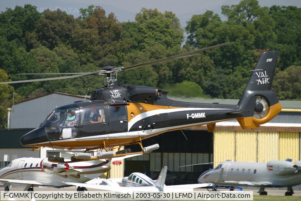 F-GMMK, Eurocopter SA-365C-2 C/N 5010, at Cannes Airport
