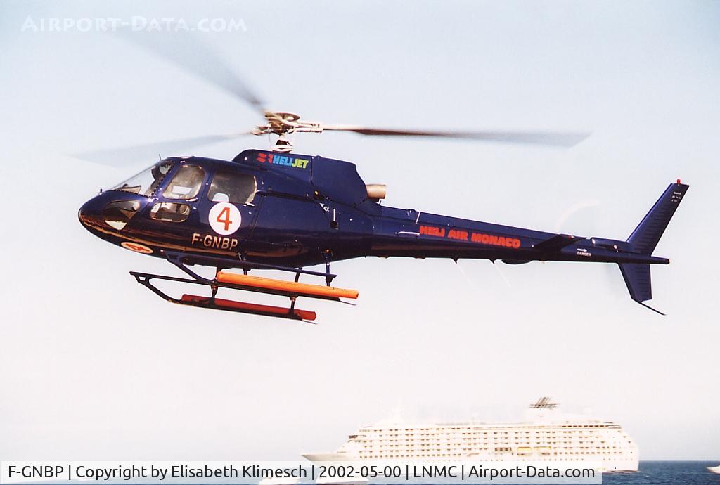 F-GNBP, 1980 Aérospatiale AS-350B Ecureuil C/N 1357, at Monaco Heliport