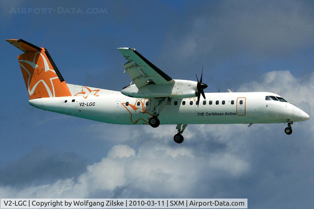 V2-LGC, 1991 De Havilland Canada DHC-8-311 Dash 8 C/N 298, visitor