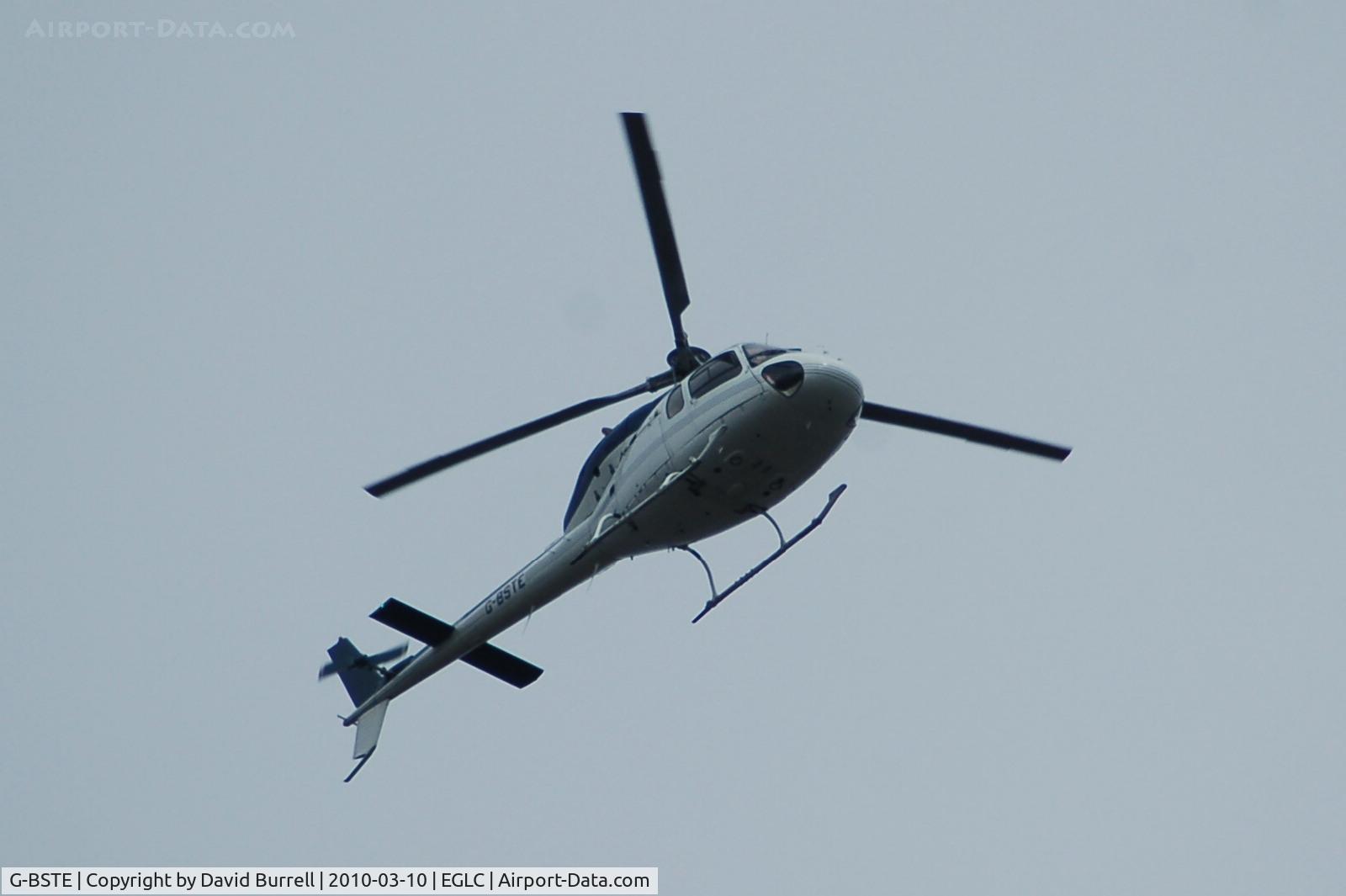 G-BSTE, 1990 Aerospatiale AS-355F-2 Ecureuil 2 C/N 5453, Over London City Airport