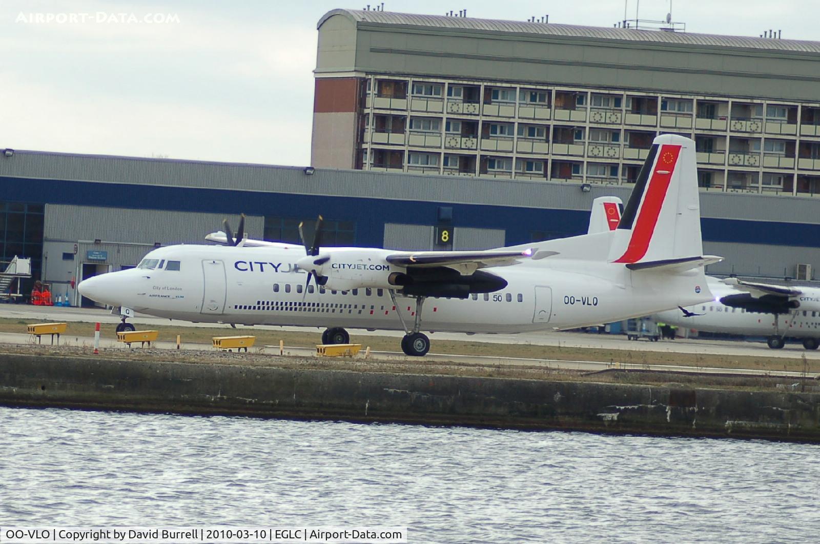 OO-VLO, 1988 Fokker 50 C/N 20127, CityJet Fokker 50 Takes Off