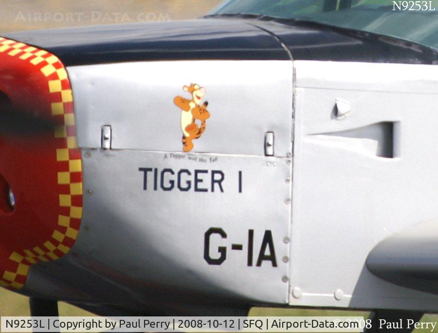N9253L, 1971 American Aviation AA-1A Trainer C/N AA1A-0153, Tigger I, coming in