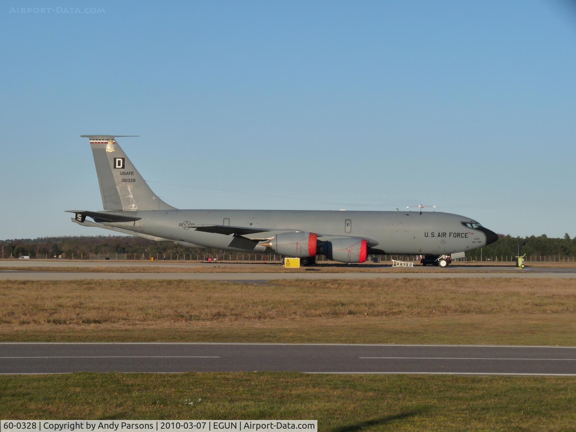 60-0328, 1960 Boeing KC-135R Stratotanker C/N 18103, One of 100arw currently based tankers