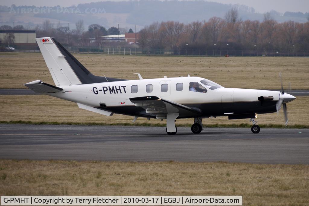 G-PMHT, 2008 Socata TBM-700N C/N 440, at Gloucestershire (Staverton) Airport