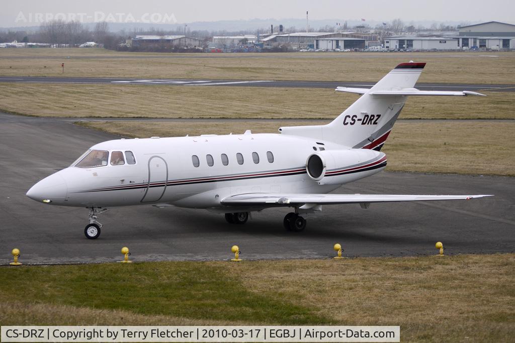 CS-DRZ, 2007 Hawker Beechcraft 800XPi C/N 258847, Netjets Hawker at Gloucestershire (Staverton) Airport