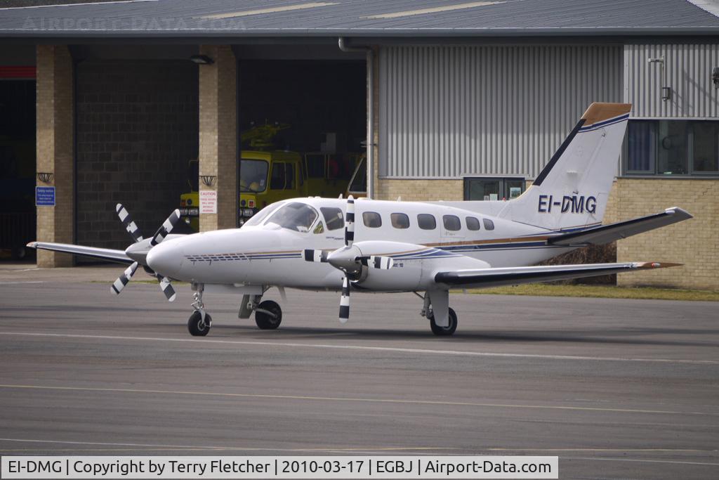 EI-DMG, 1980 Cessna 441 Conquest II C/N 441-0165, Cessna 441 parked at Gloucestershire (Staverton) Airport