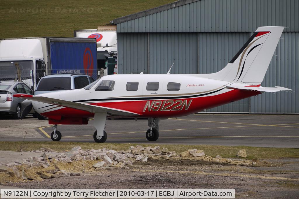 N9122N, 1987 Piper PA-46-310P Malibu C/N 4608097, 1987 Piper PA-46-310P at Gloucestershire (Staverton) Airport