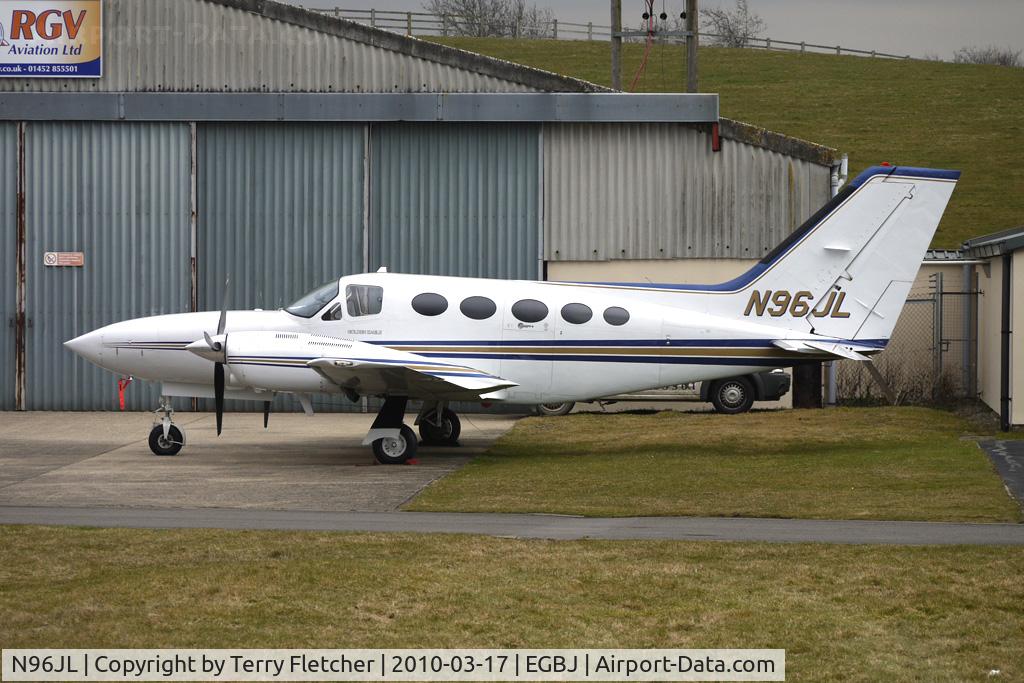 N96JL, 1978 Cessna 421C Golden Eagle C/N 421C0627, Cessna 421C parked at Gloucestershire (Staverton) Airport