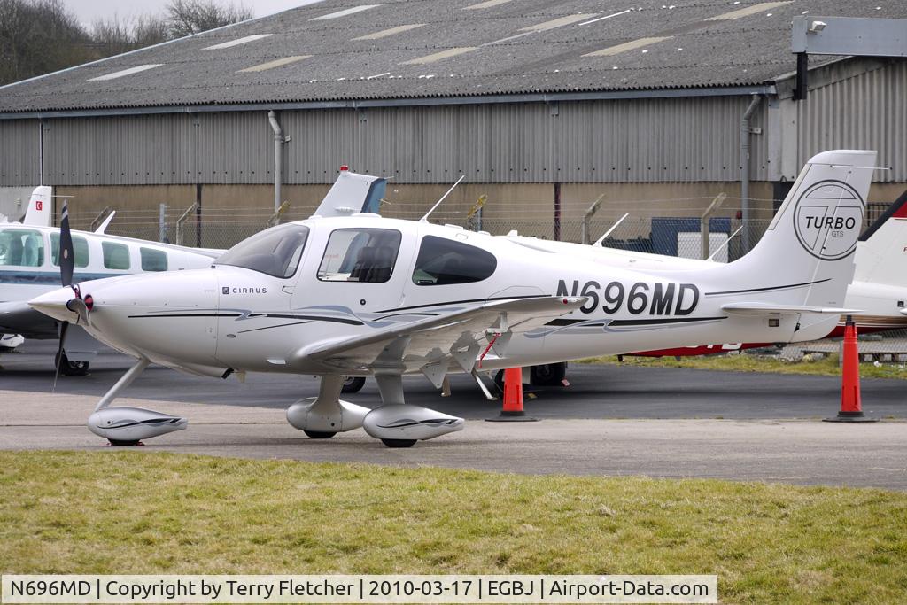 N696MD, Cirrus SR22 GTS Turbo C/N 3409, Cirrus SR22 at Gloucestershire (Staverton) Airport