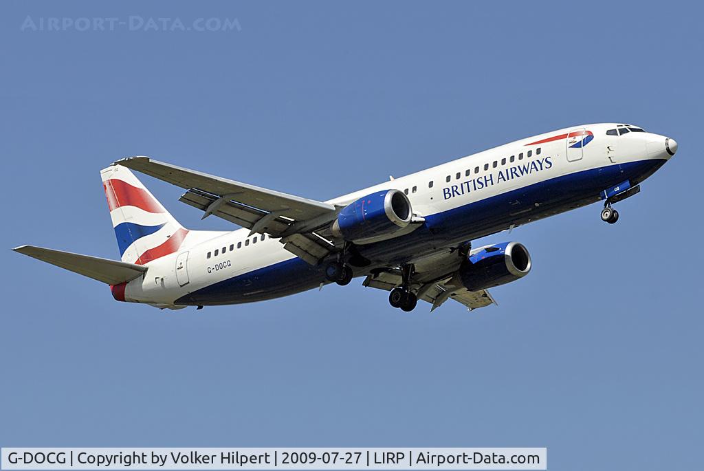G-DOCG, 1991 Boeing 737-436 C/N 25408, at Pisa
