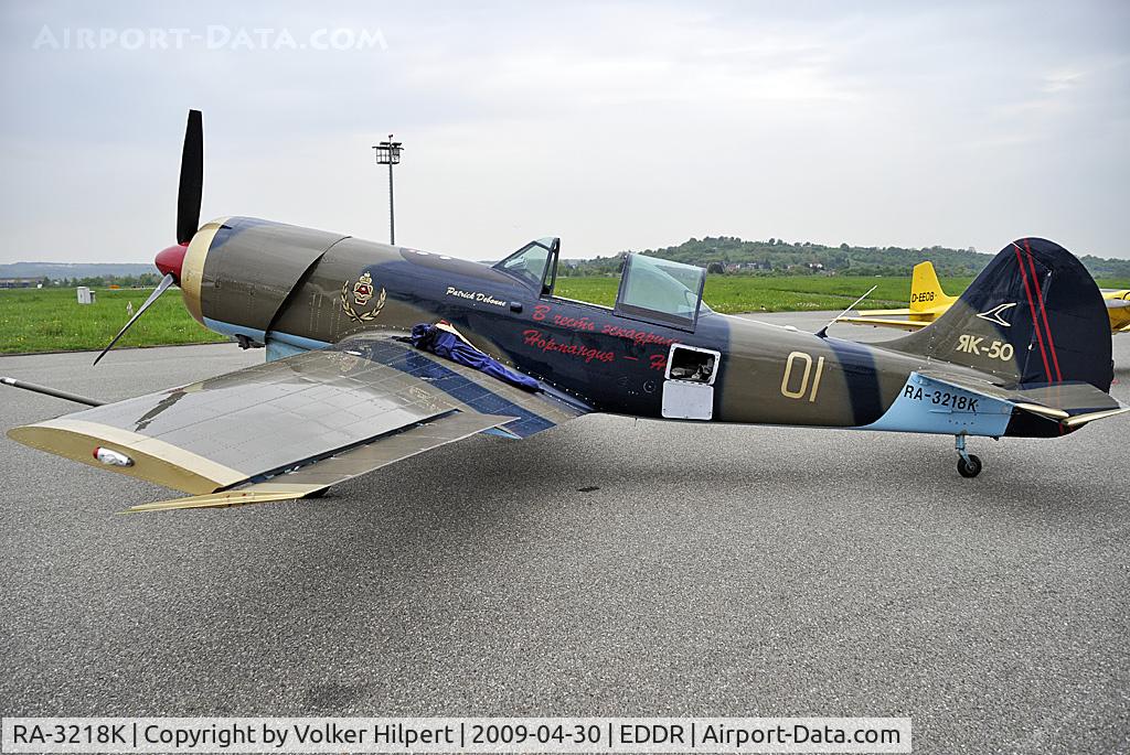 RA-3218K, 1985 Yakovlev Yak-50 C/N 853208, at scn