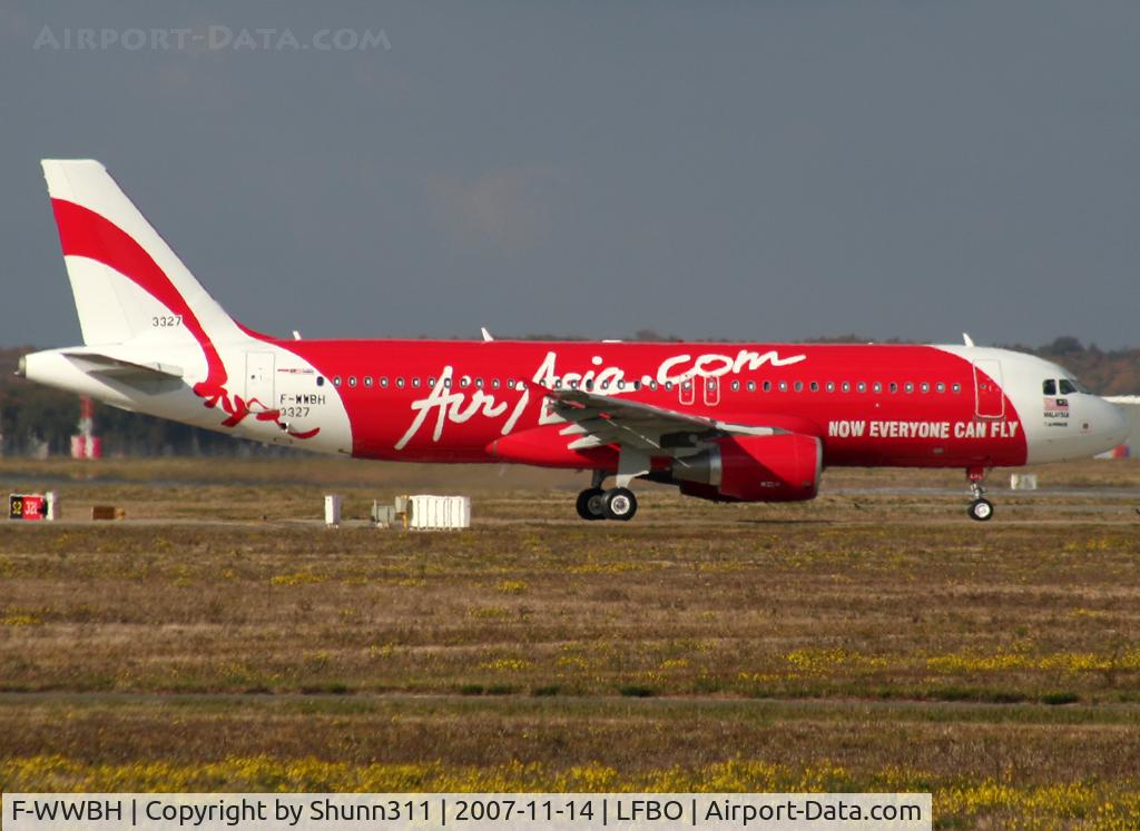 F-WWBH, 2007 Airbus A320-216 C/N 3327, C/n 3327 - To be 9M-AHE