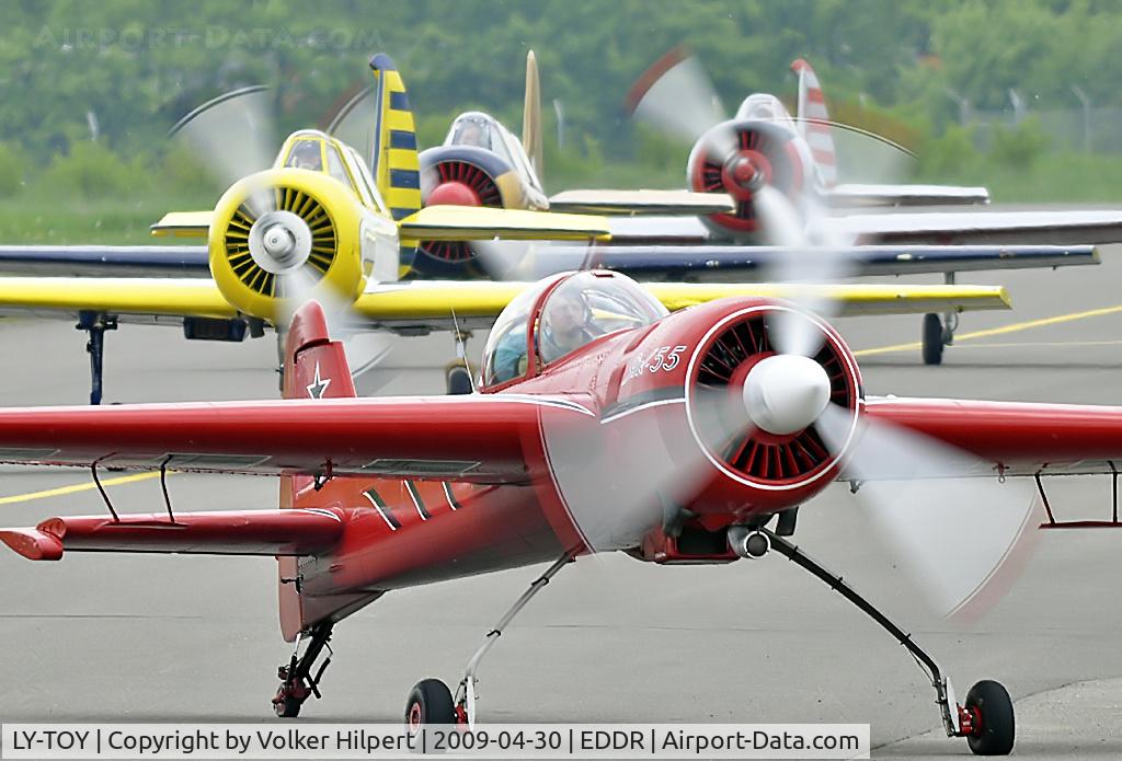 LY-TOY, Yakovlev Yak-55 C/N 901105, at scn