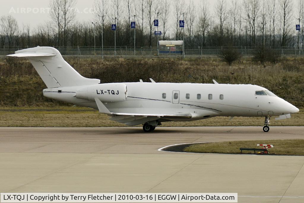 LX-TQJ, 2007 Bombardier Challenger 300 (BD-100-1A10) C/N 20159, Challenger 300 at Luton