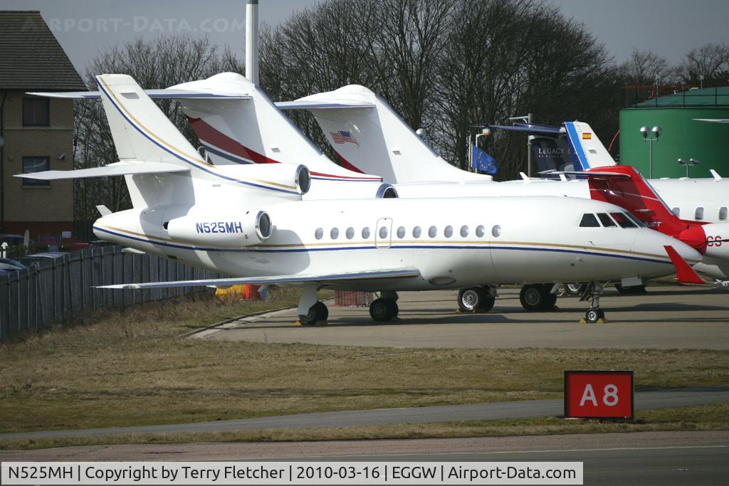 N525MH, 1992 Dassault Falcon 900B C/N 113, Falcon 900 at Luton