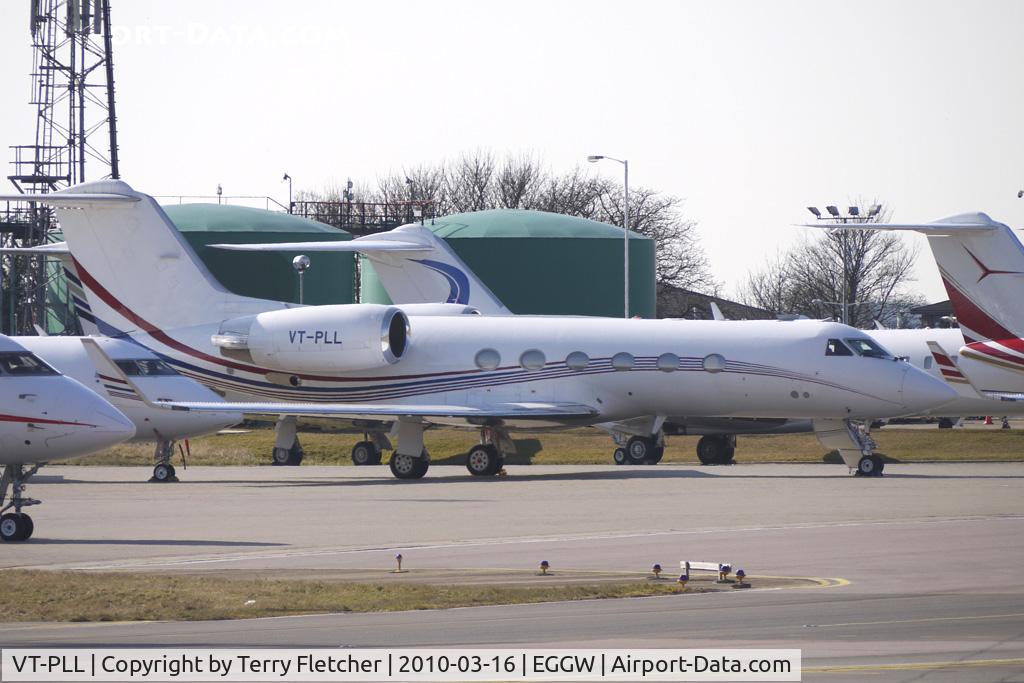 VT-PLL, Gulfstream Aerospace G-1159C Gulfstream IV SP C/N 1254, Indian Gulfstream at Luton