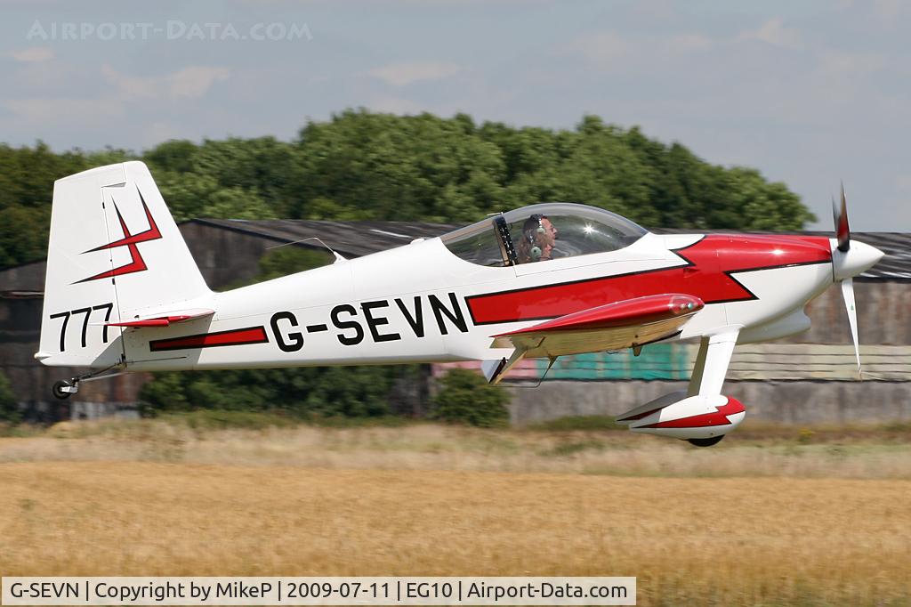 G-SEVN, 2003 Vans RV-7 C/N PFA 323-13795, Inbound on 11 at Breighton.