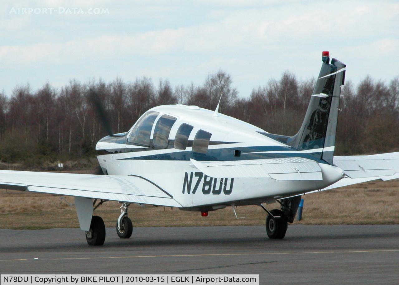 N78DU, Hawker Beechcraft Corp G36 Bonanza C/N E-3897, NEW RESIDENT RUNNING UP