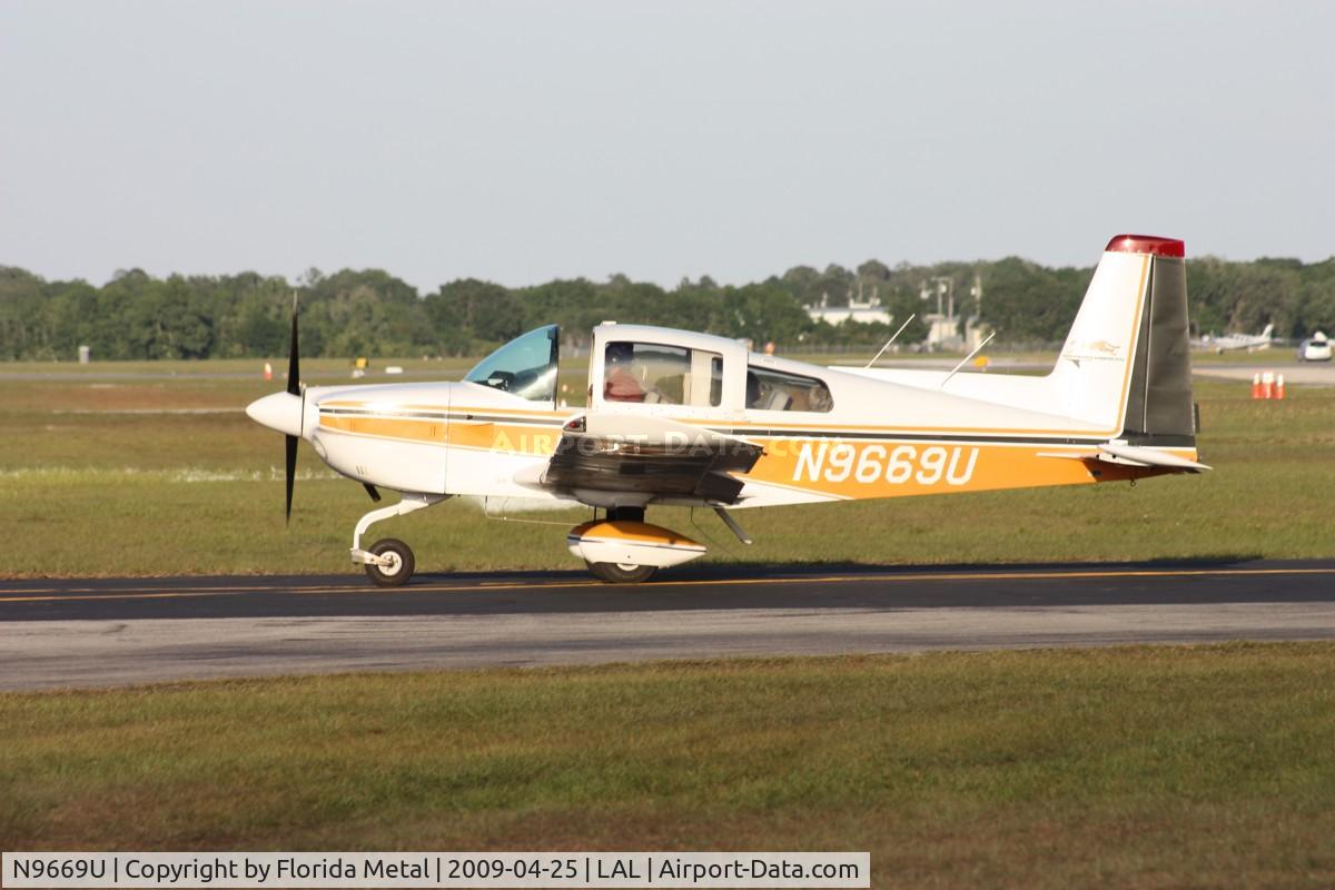N9669U, 1975 Grumman American AA-5A Cheetah C/N AA5A-0035, Grumman AA-5A