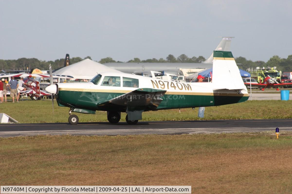 N9740M, 1967 Mooney M20C Ranger C/N 670034, Mooney M20C