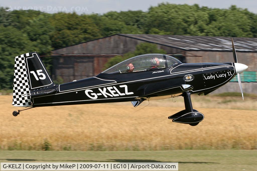 G-KELZ, 2003 Vans RV-8 C/N PFA 303-13665, Approaching touchdown at Breighton.