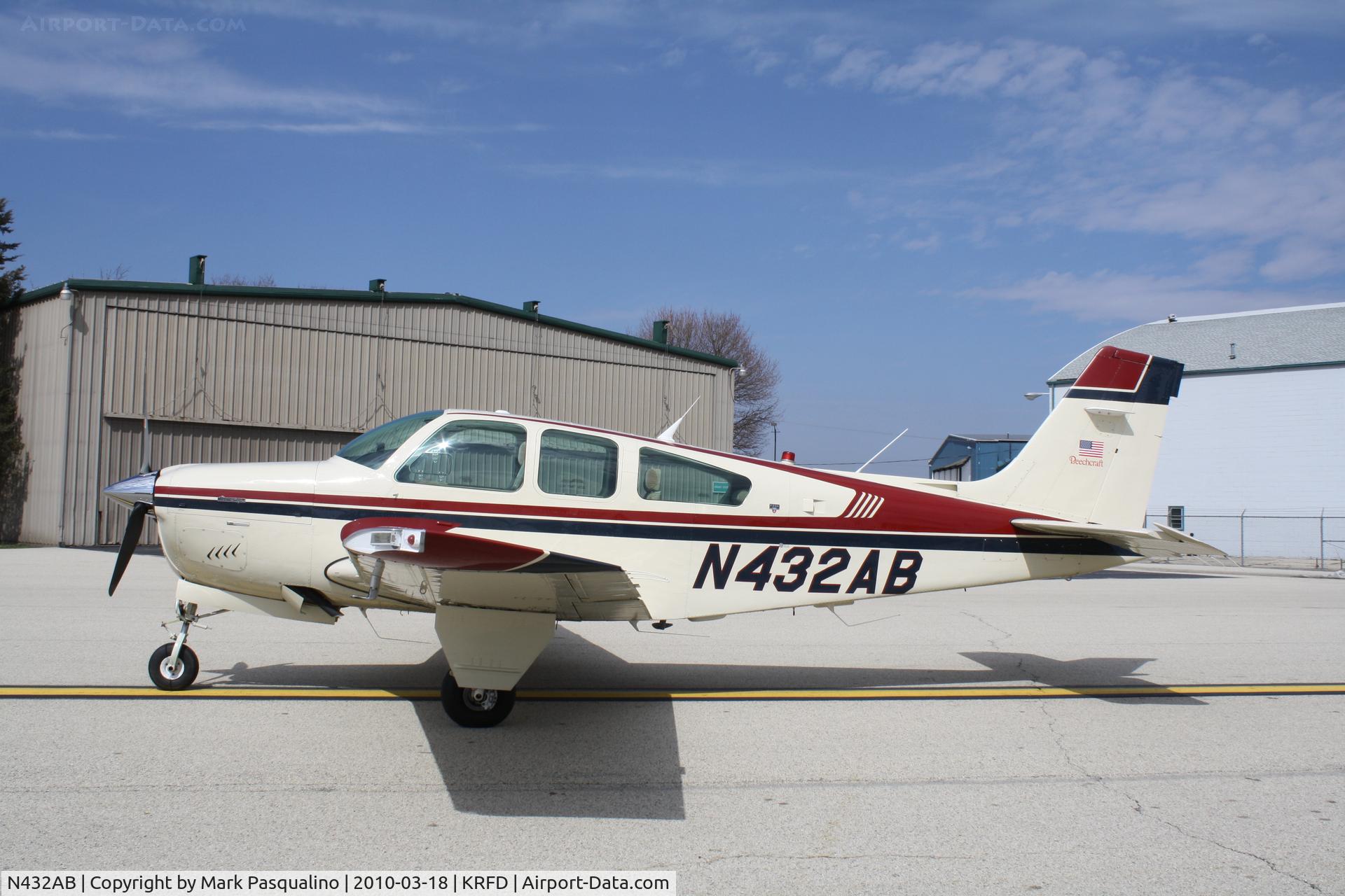N432AB, 1987 Beech F33A Bonanza C/N CE-1181, Beech F33A