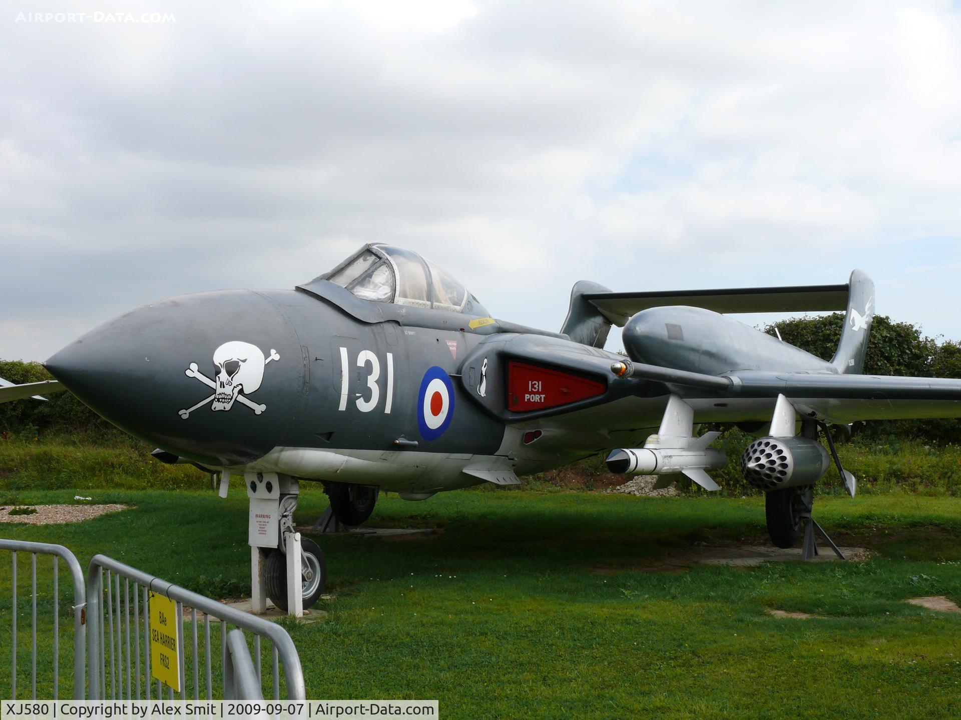 XJ580, 1960 De Havilland DH-110 Sea Vixen FAW.2 C/N 10062, de Havilland Dh110 Sea Vixen FAW2 XJ580/131 Royal Navy
