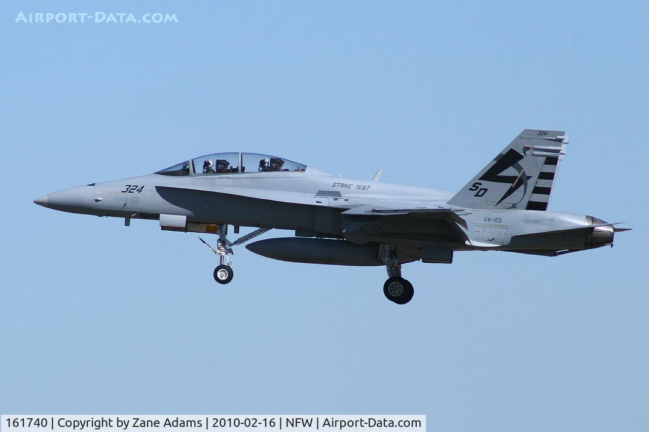 161740, McDonnell Douglas F/A-18B Hornet C/N 0095, aFlying in support of the F-35B program at NASJRB Fort Worth (Carswell Field)
