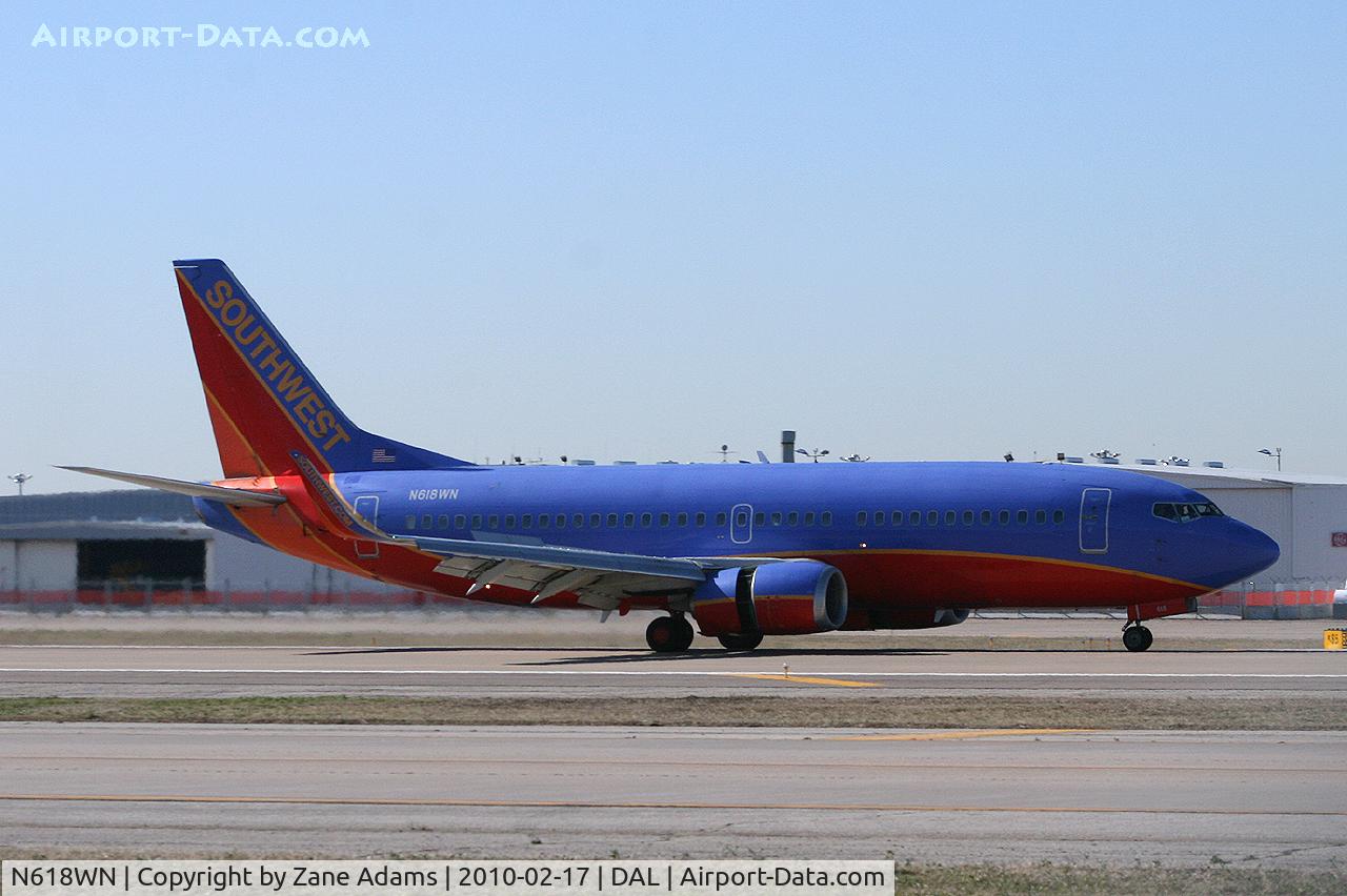 N618WN, 1995 Boeing 737-3H4 C/N 28034, Southwest Airlines at Dallas Love Field Airport