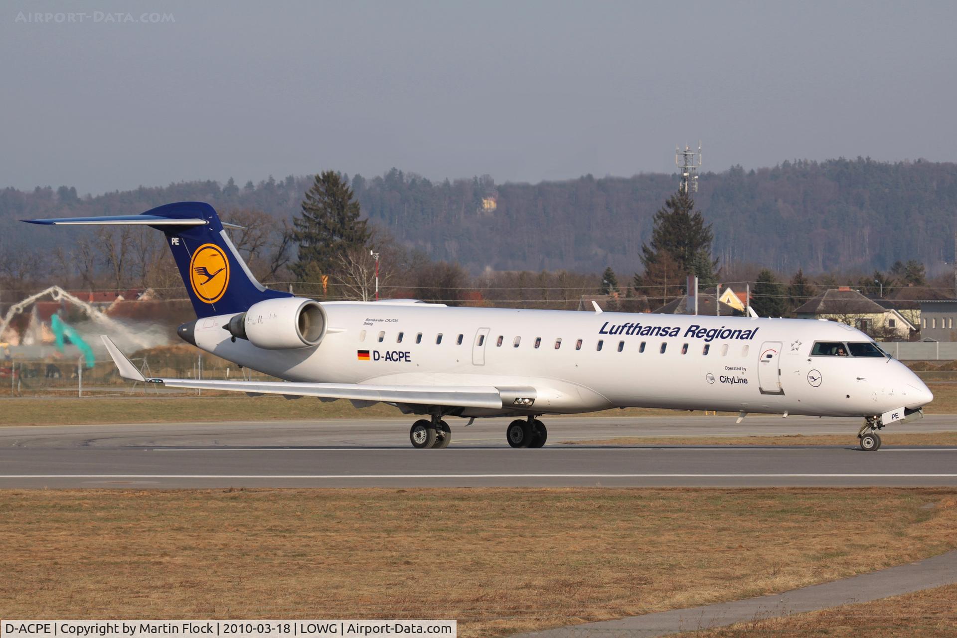 D-ACPE, 2001 Bombardier CRJ-701ER (CL-600-2C10) Regional Jet C/N 10027, .