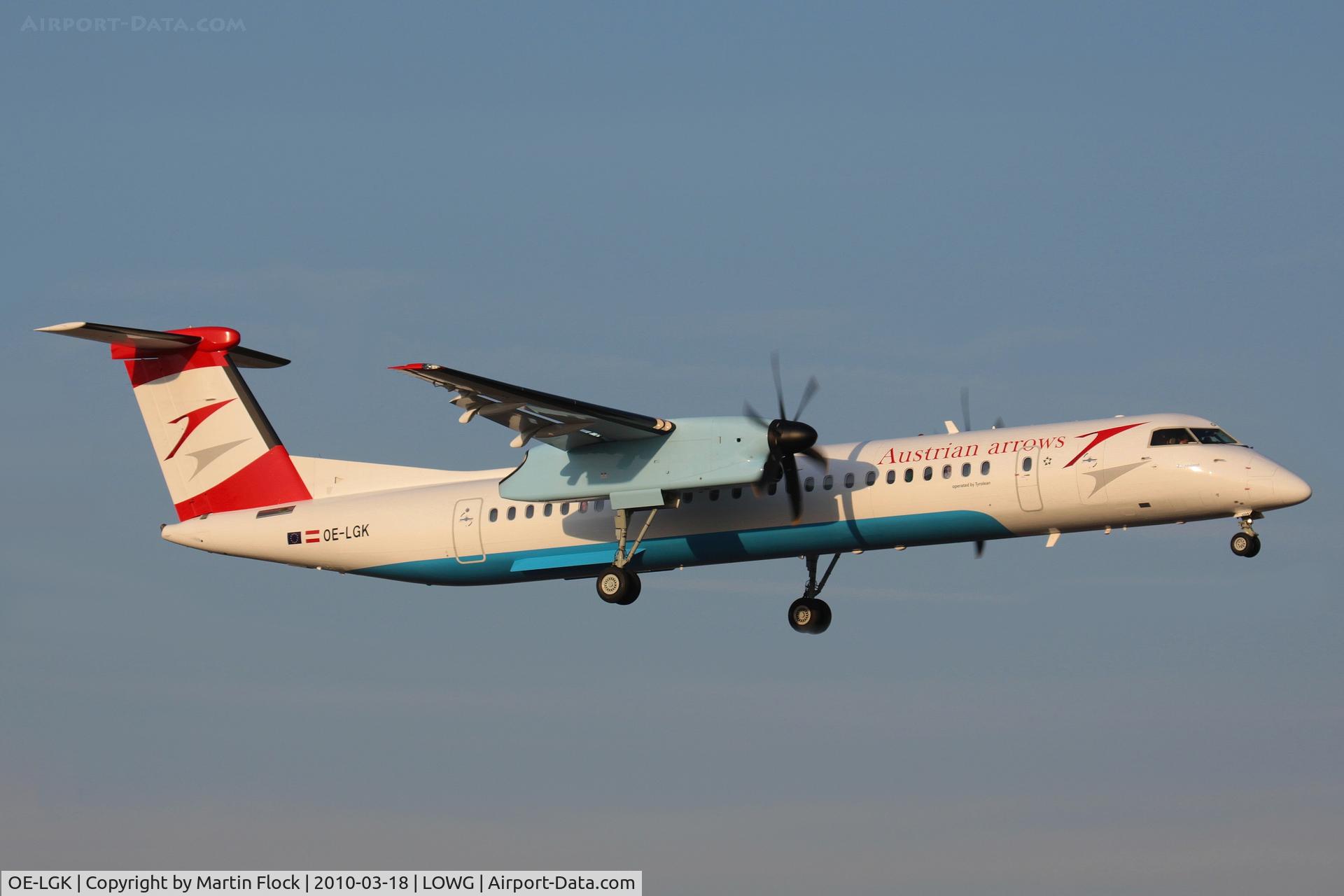 OE-LGK, 2009 De Havilland Canada DHC-8-402Q Dash 8 C/N 4280, .