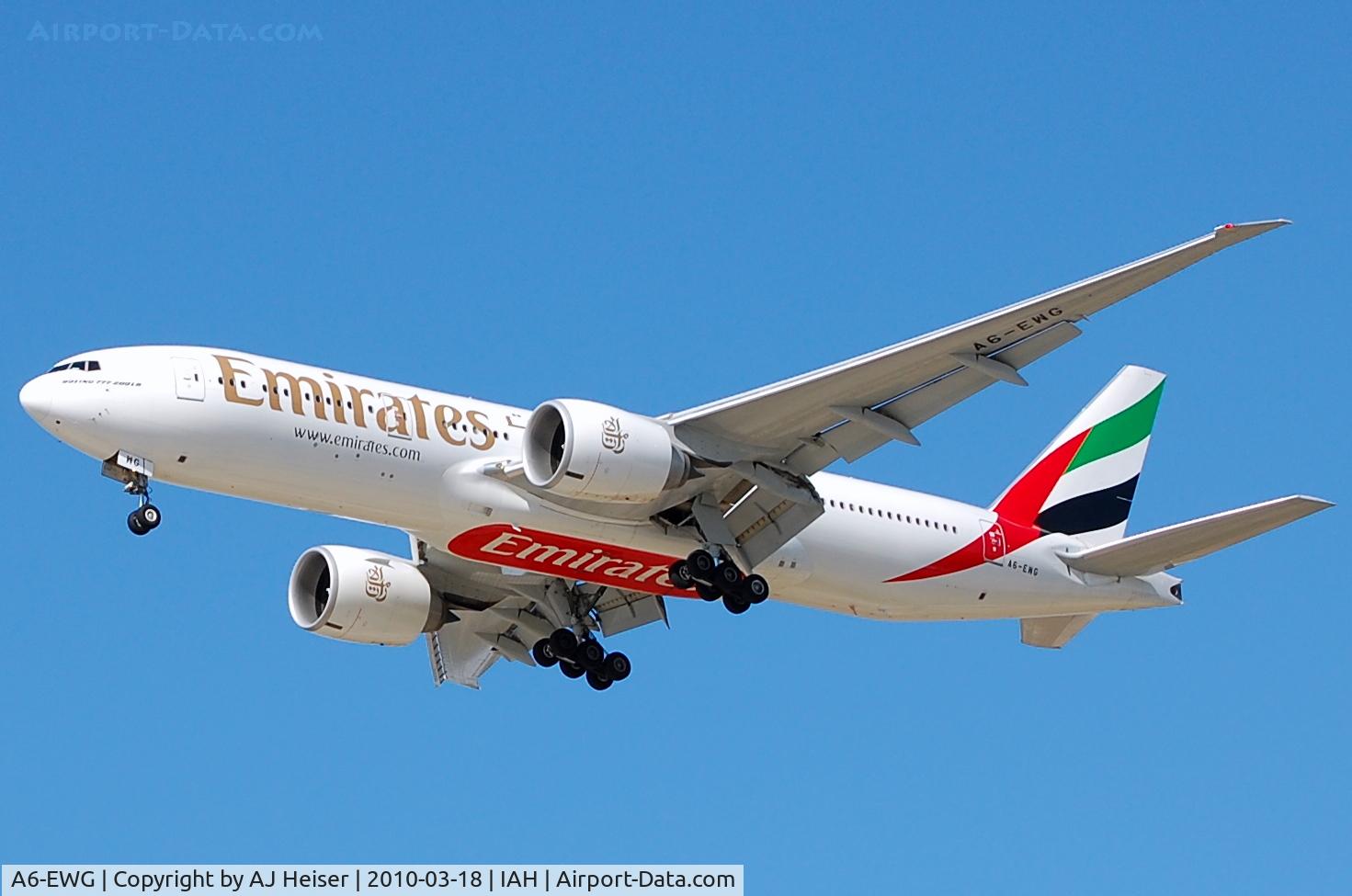 A6-EWG, 2008 Boeing 777-21H/LR C/N 35578, UAE211 from DXB