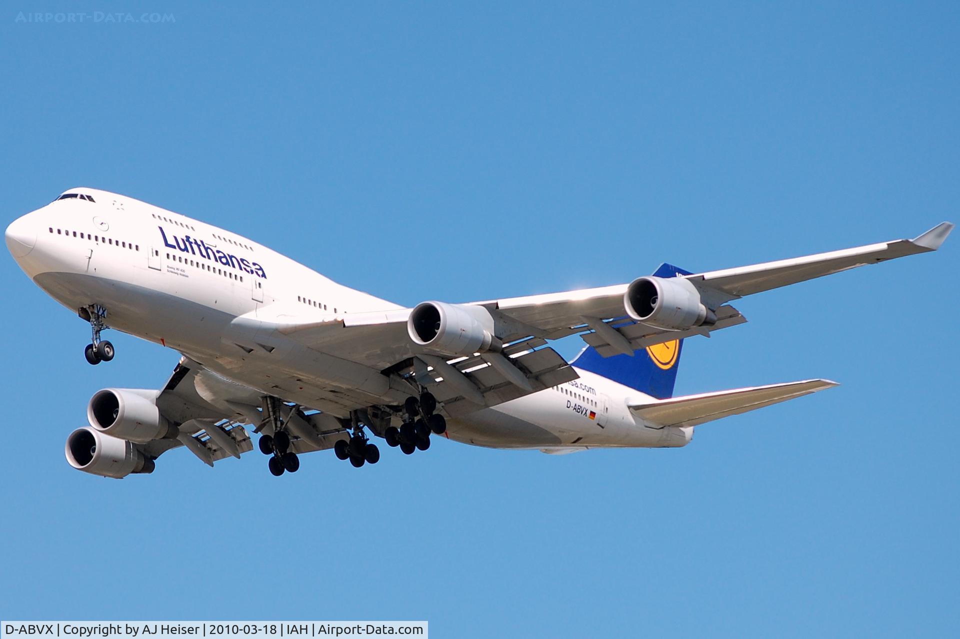 D-ABVX, 1999 Boeing 747-430 C/N 29868, DLH440 from FRA