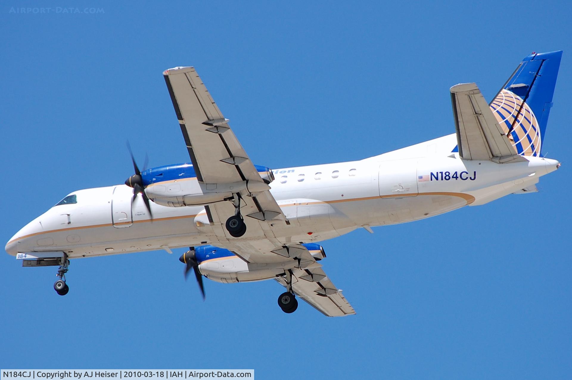 N184CJ, 1990 Saab 340B C/N 340B-184, CJC9582 from BPT