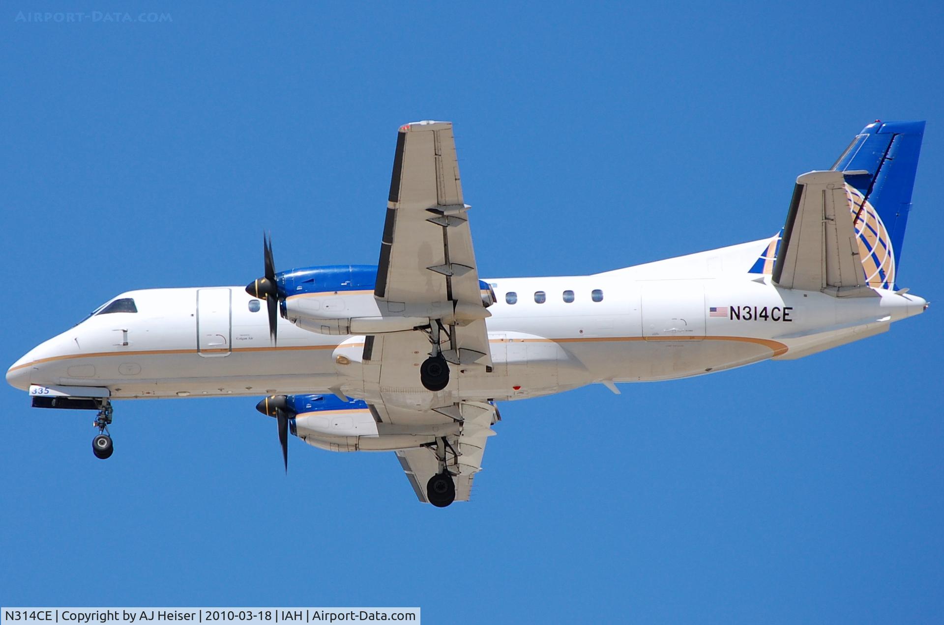 N314CE, Saab 340B C/N 340B-335, CJC9525 from SHV