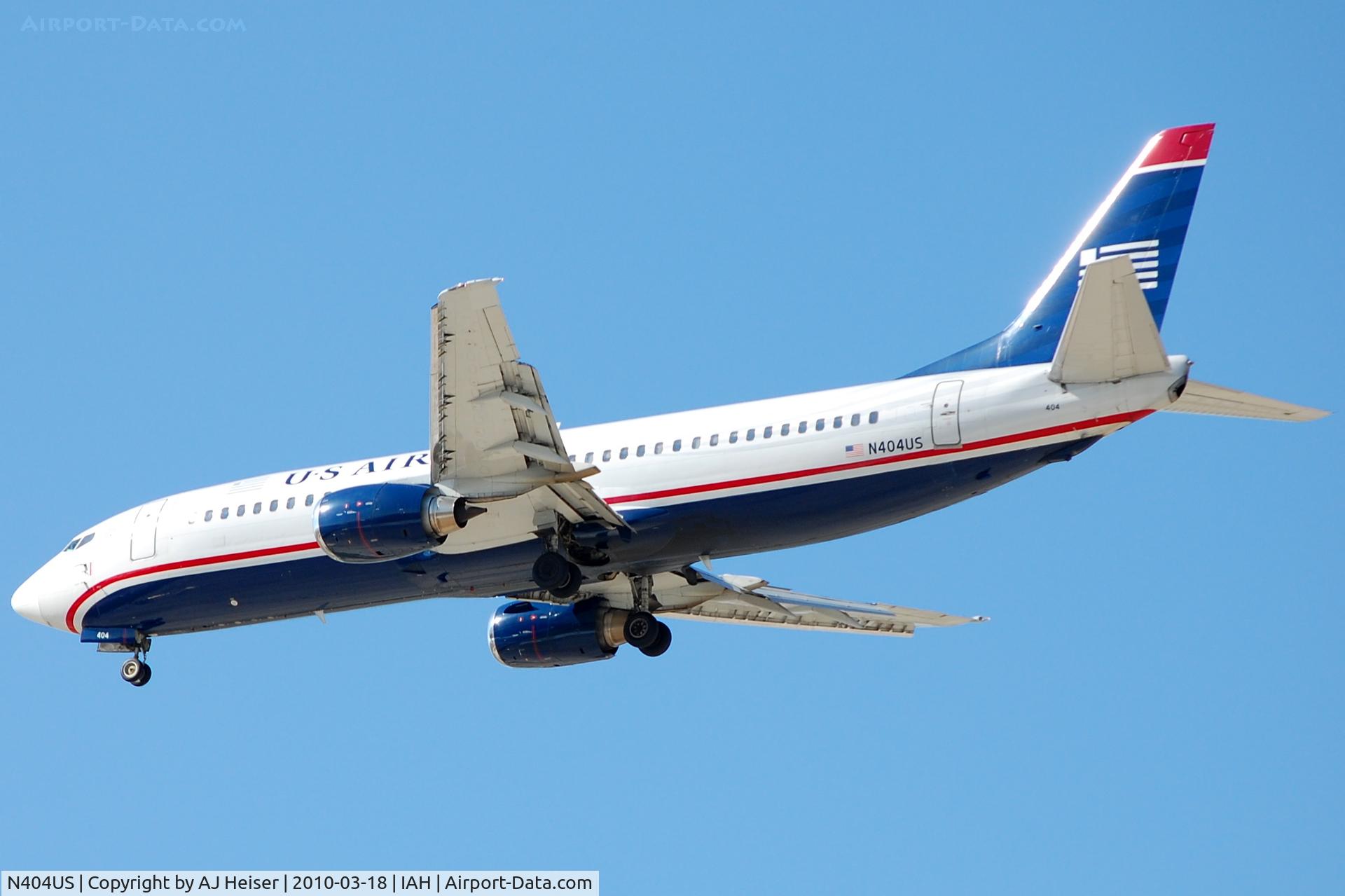 N404US, 1989 Boeing 737-401 C/N 23886, AWE1181 from CLT