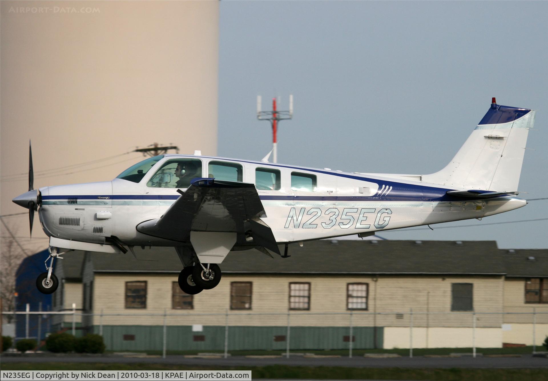 N235EG, 1985 Beech B36TC Bonanza C/N EA-443, KPAE