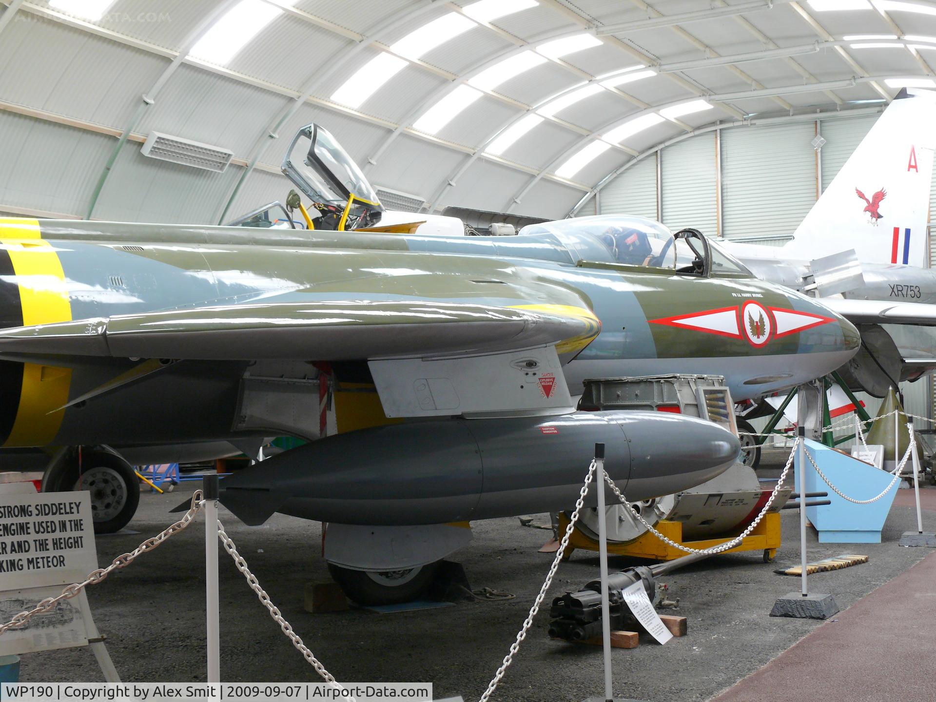 WP190, 1955 Hawker Hunter F.5 C/N S4/U/3041, Hawker Hunter F5 WP190/K Royal Air Force