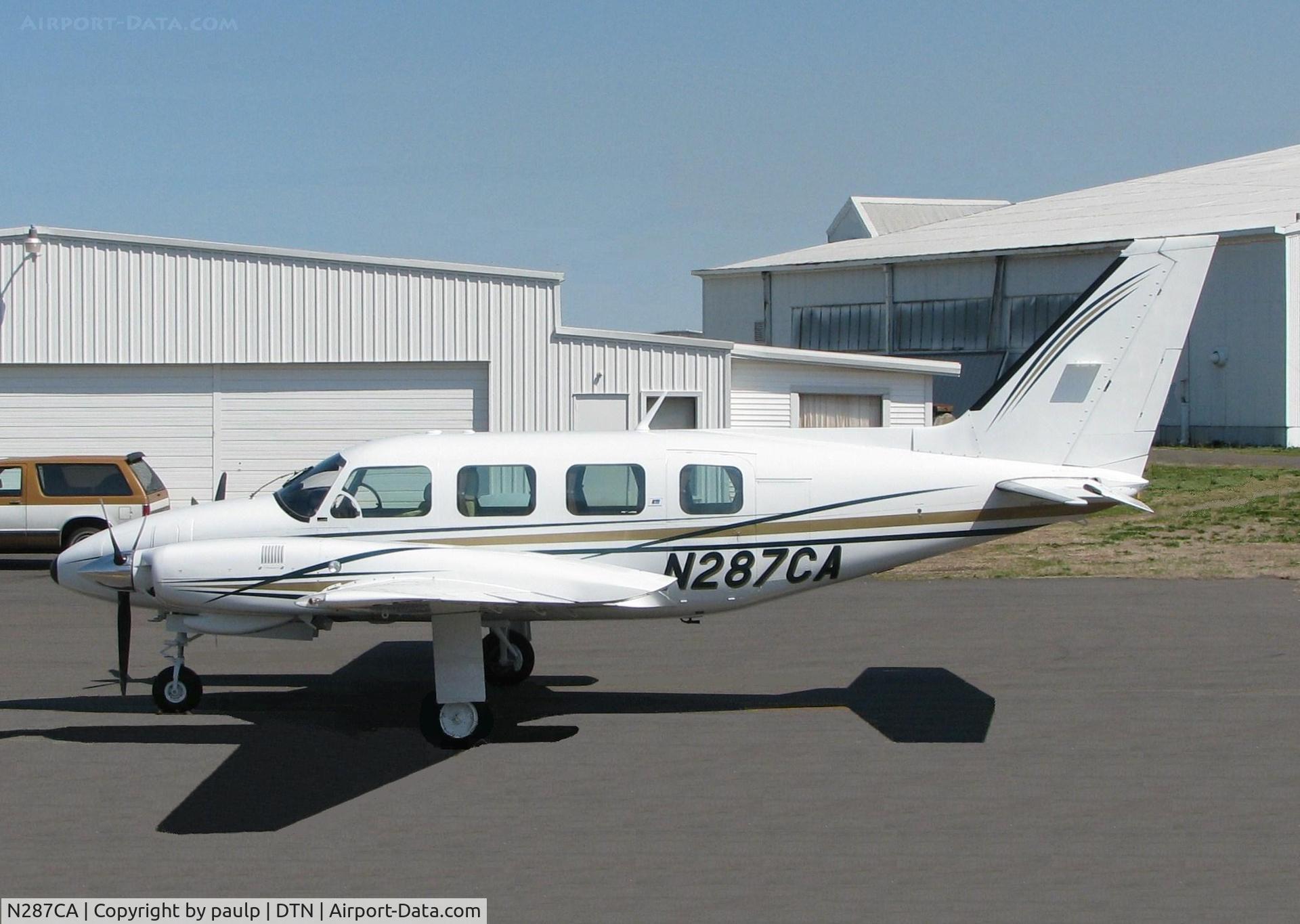 N287CA, 1977 Piper PA-31-325 Navajo C/R C/N 31-7712103, At Shreveport's Downtown Airport.