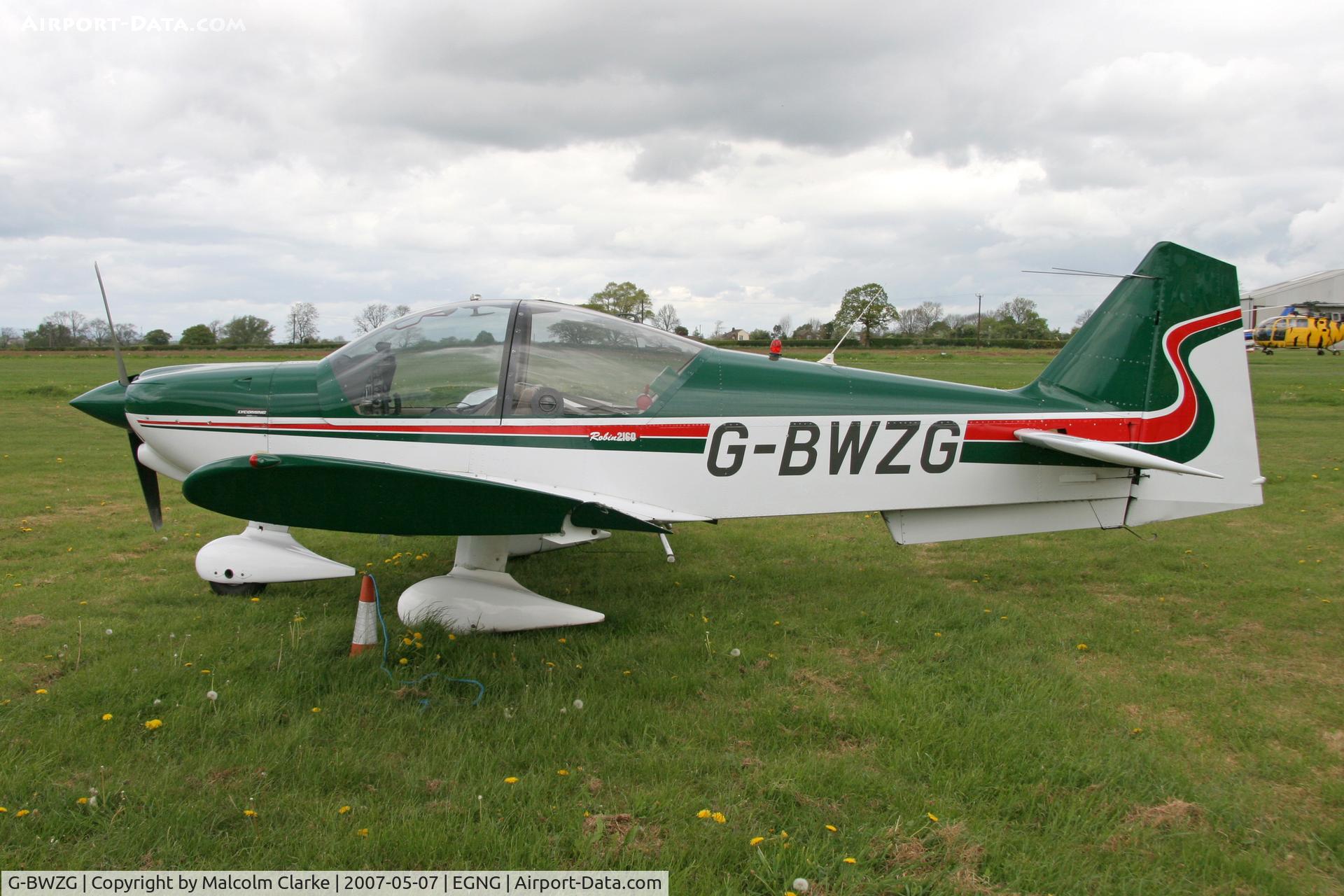 G-BWZG, 1997 Robin R-2160 Alpha Sport C/N 311, Robin R-2160 Alpha Sport at Bagby Airfield's May Fly-In in 2007.
